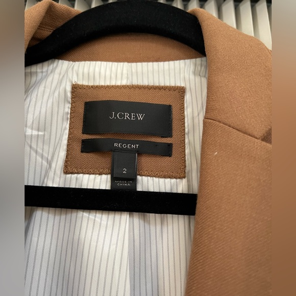 J. Crew Regent Blazer - Wool Flannel - Camel - Picture 5 of 10